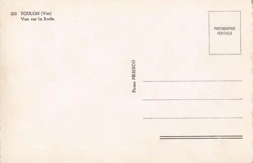 203 TOULON Vue sur la Rade -800882