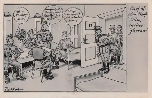 darf ich zum dienst bitten, meine Herren! -800902