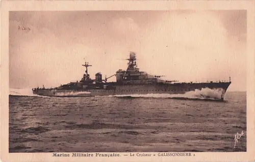 Marine Militaire Française. Le Croiseur « GALISSONNIERE -800870
