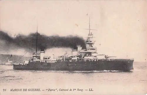 MARINE DE GUERRE . - "Patrie", Cuirassé de 1 Rang - LL. -800778