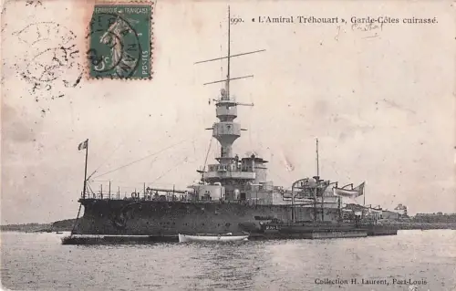 1990. L'Amiral Tréhouart, Garde-Côtes cuirassé. -800868