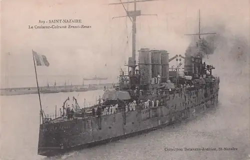 809-SAINT-NAZAIRE Le Croiseur-Cuirasse Ernest-Renan -800860