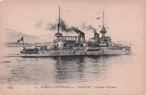 4. MARINE NATIONALE - "GAULOIS", Cuirassé d'Escadre -800878