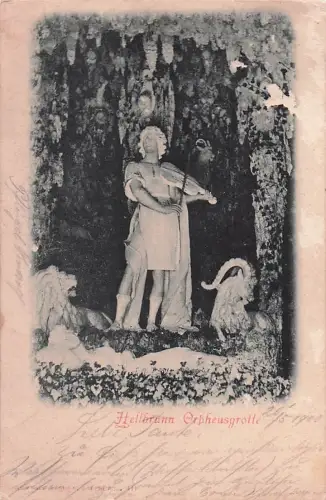 Salzburg Oesterreich Lustschloss Hellbrunn Orpheusgrotte -800920