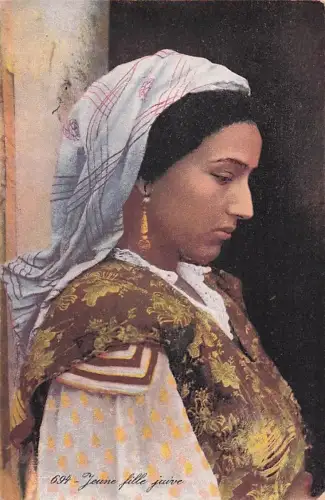 AK Tunis, Jeune fille juive -800952