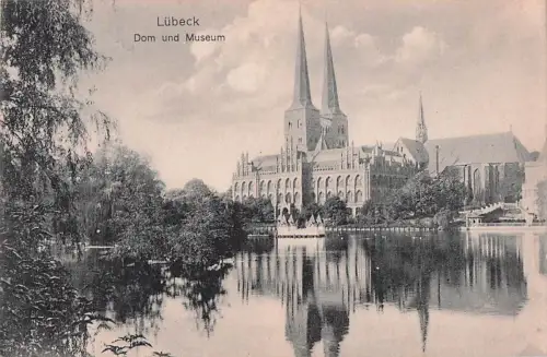 Ak Hansestadt Lübeck, Dom, Museum -801004