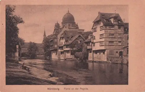 Nürnberg Insel Schütt mit Synagoge -800970