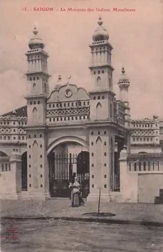 AK SAIGON - Die Moschee der muslimischen Inder VIETNAM-INDOCH INA -801046