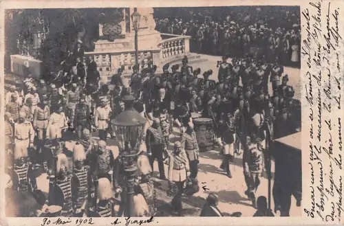 Hannover, an der Kaiser Wilhelm II. und Schah Naser al-Din als Ehrengast teilnahmen -801076