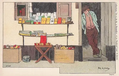 Künstler Amédée Ernest Lynen Künstler Top-Zustand“ -801144