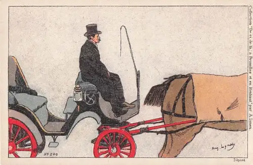 Künstler Amédée Ernest Lynen Künstler Top-Zustand“ -801120