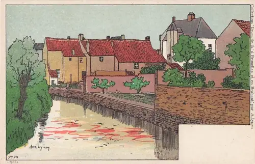 Künstler Amédée Ernest Lynen Künstler Top-Zustand“ -801160