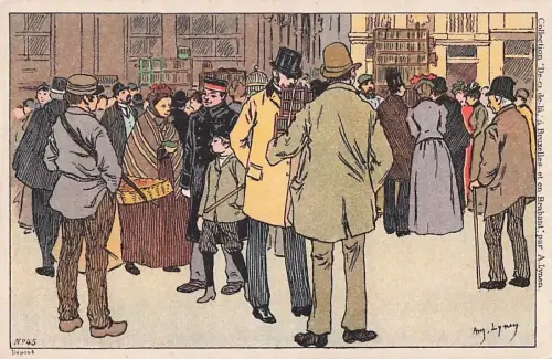 Künstler Amédée Ernest Lynen Künstler Top-Zustand“ -801134