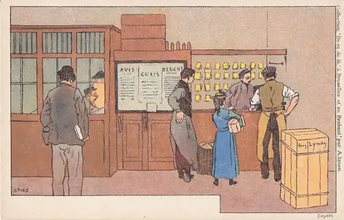 Künstler Amédée Ernest Lynen Künstler Top-Zustand“ -801174