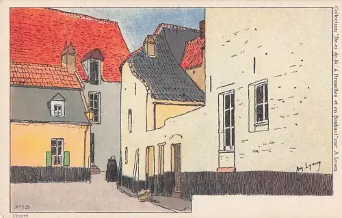 Künstler Amédée Ernest Lynen Künstler Top-Zustand“ -801146
