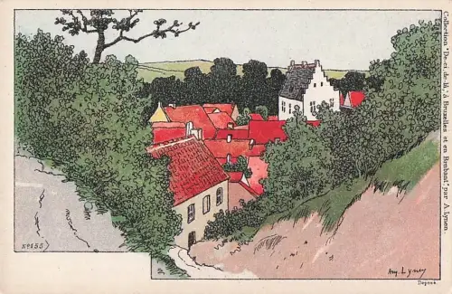 Künstler Amédée Ernest Lynen Künstler Top-Zustand“ -801178