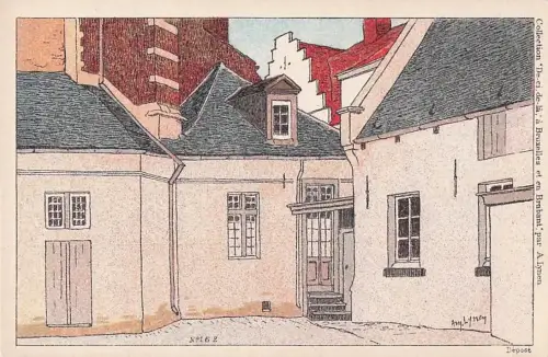 Künstler Amédée Ernest Lynen Künstler Top-Zustand“ -801186