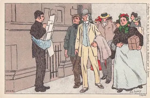 Künstler Amédée Ernest Lynen Künstler Top-Zustand“ -801198