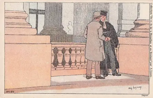 Künstler Amédée Ernest Lynen Künstler Top-Zustand“ -801122