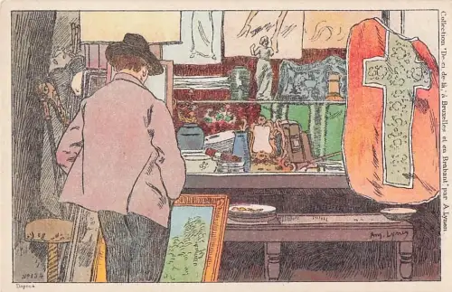 Künstler Amédée Ernest Lynen Künstler Top-Zustand“ -801156