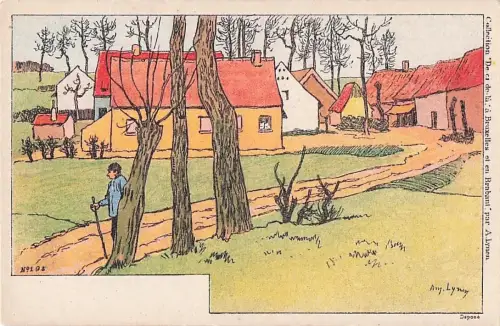 Künstler Amédée Ernest Lynen Künstler Top-Zustand“ -801162