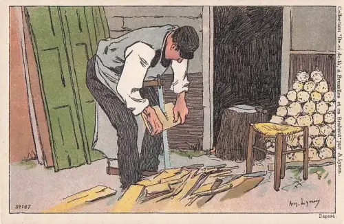 Künstler Amédée Ernest Lynen Künstler Top-Zustand“ -801196