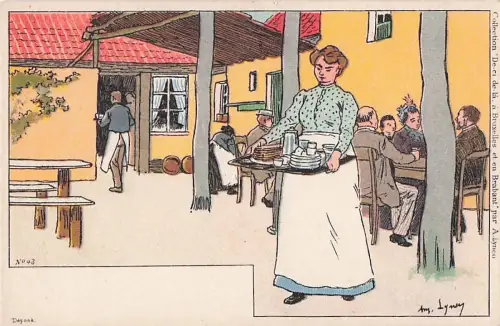 Künstler Amédée Ernest Lynen Künstler Top-Zustand“ -801132