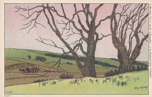 Künstler Amédée Ernest Lynen Künstler Top-Zustand“ -801172