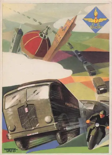 Künstler Tato (Guglielmo Sansoni)7° CENTRO AUTOMOBILISTICO -801224