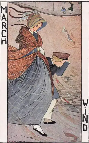 Künstler Ak Cramer, Rie, WIND > MARCHI -801294