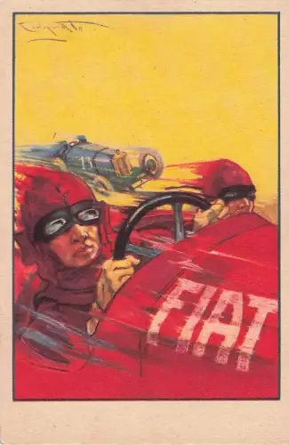 Künstler AK Plinio Codognato Fiat Grand Prix d'Europe 1923 -801232