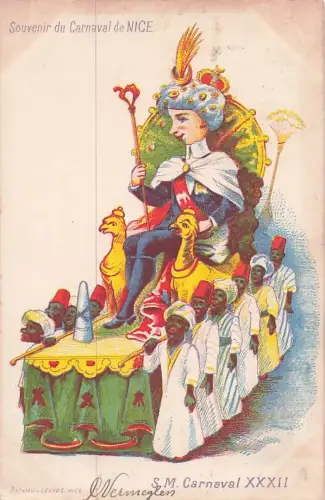 Lithographie Nice, Carnaval, SM Carnaval XXXII -801580