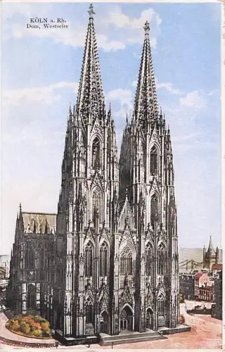 KÖLN a. Rh. Dom, Westseite -801416