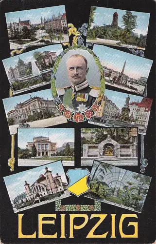 AK Leipzig, Scherbelberg, Börse, Palmengarten -801370