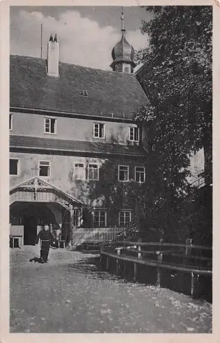Ansichtskarte Kreuzberg Rhoen Kloster Klosterpforte Kat. Gersfeld (Rhoen) -801410
