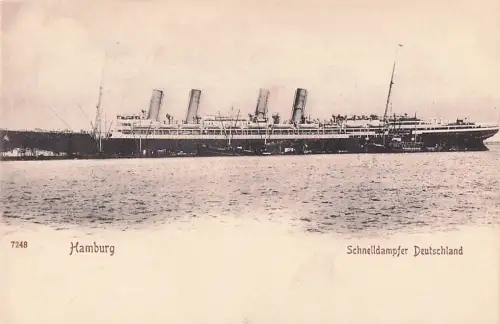 Hamburg Schnelldampfer Deutschland -801424