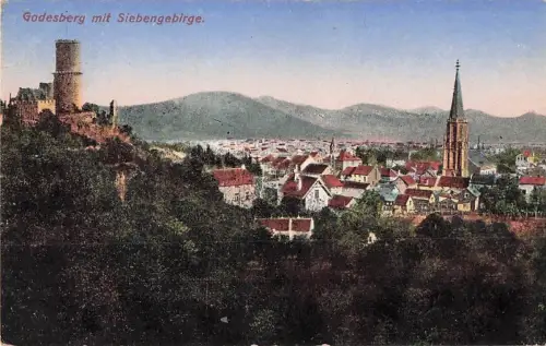 Godesberg mit Siebengebirge. -801468