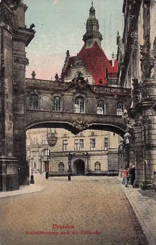 Dresden Schloßübergang nach der Hofiprche -801464
