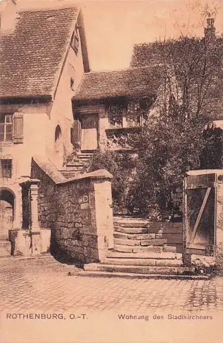 ROTHENBURG, O.-T. Wohnung des Stadtkirchners -801460