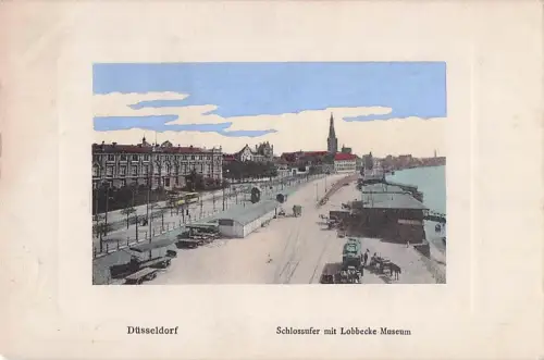 Düsseldorf Schlossufer mit Lobbecke Museum -801500