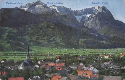 Alte Postkarte - Garmisch-Partenkirchen -801510