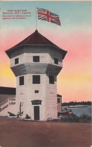 THE BASTION Nanaimo, B.C., Canada Erected in 1853 as a fort against the Indians. -801736