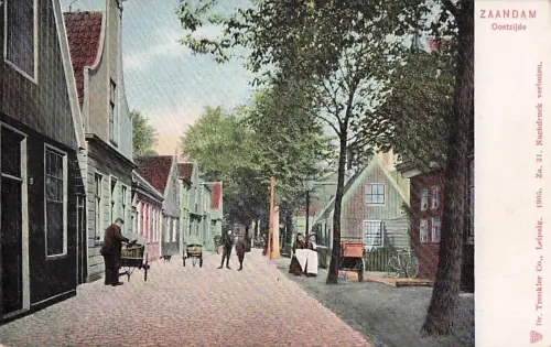 AK Zaandam, Oostzijde, Strassenpartie -801760