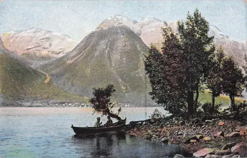 AK Hilsen fra Nordfjord NORWEGEN -801872