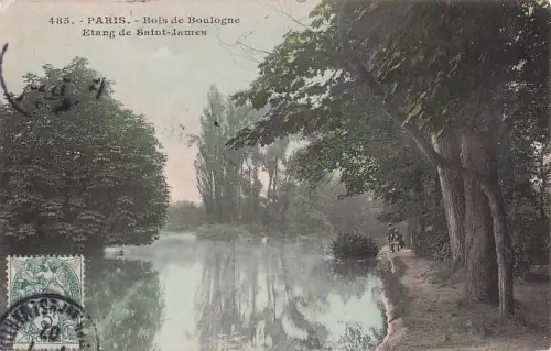 485. PARIS. Bois de Boulogne Etang de Saint-James -801866