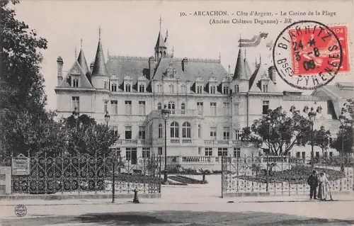 Cartes postales Arcachon le Casino Ancien Chateau Deganne -801902