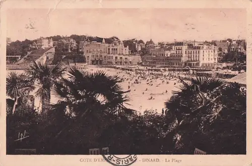 Ansichtskarte Dinard_Ille_et_Vilaine_Bretagne La Plage Dinard_Ille Kat. Dinard -801884