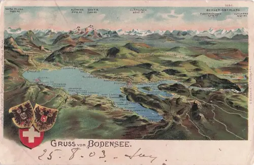 GRUSS vom BODENSEE. -801972