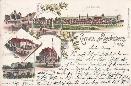 Litho Loewenberg Schlesien Post Buchholz -802010