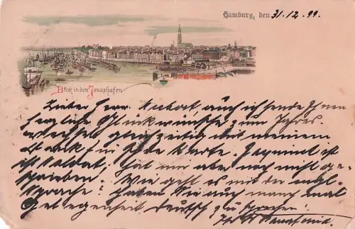 Hamburg, Blick in den Jonashafen -801938